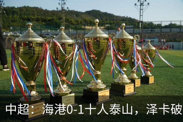 中超：海港0-1十人泰山，泽卡破门，海港三球被吹
